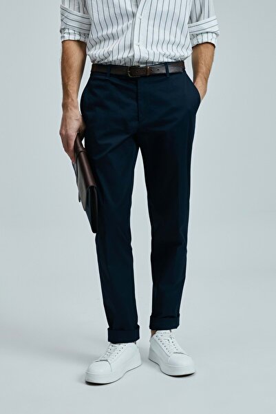 Lufian 111190339 Plus Smart Ανδρικό Παντελόνι Chino Slim Fit Ανδρικό Παντελόν...