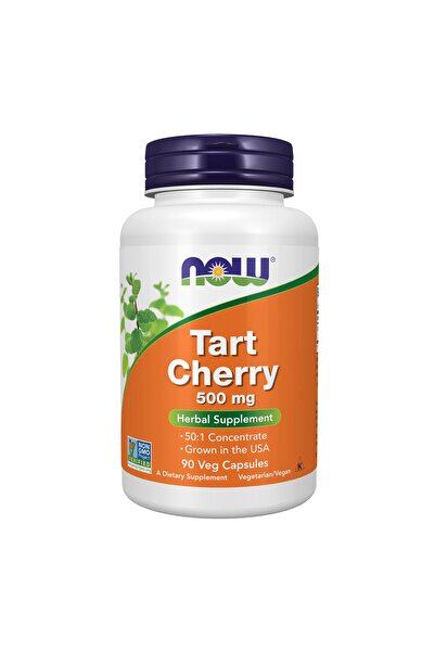 Now Foods Tart Cherry 500 mg 50:1 Concentrate, 90 Veg Capsules