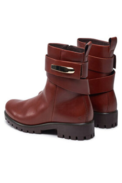 Ecco γυναικεία μποτάκια μέχρι τον αστράγαλο 49019301053 καφέ