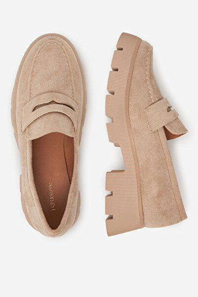 DeeZee Γυναικεία Μοκασίνια Χαμηλά Μπεζ Φλατ 39