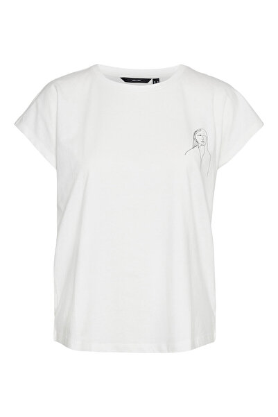 Vero Moda Γυναικείο T-Shirt 10298088 Λευκό
