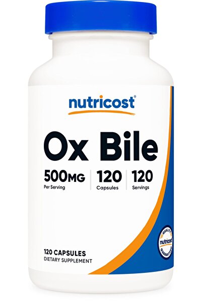 Nutricost Ox Bile Capsules 500mg Per Serving (120 Capsules) - Gluten Free & Non-GMO