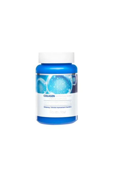 Farmstay أمبولة كريم الكولاجين المائي المرطب بالكامل - شد البشرة وترطيبها وعلاج التجاعيد من K-Beauty