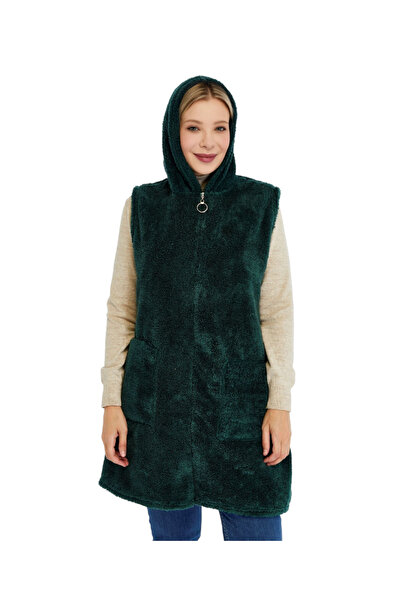 rotop Cocolino vest, long, hooded model with pockets