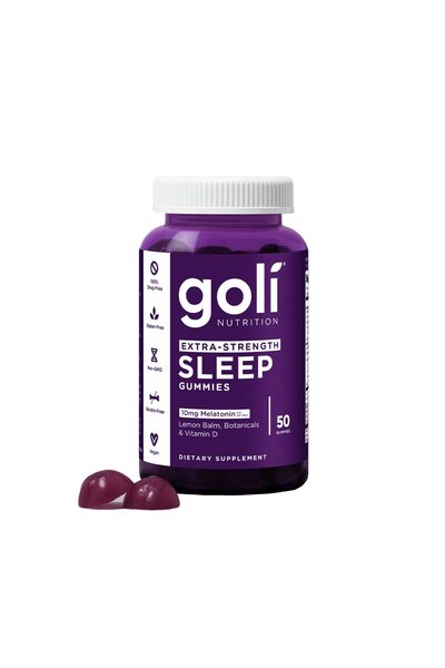 Goliath Games علكة نوم إضافية بقوة ١٠ ملغ ميلاتونين - ٥٠ قطعة