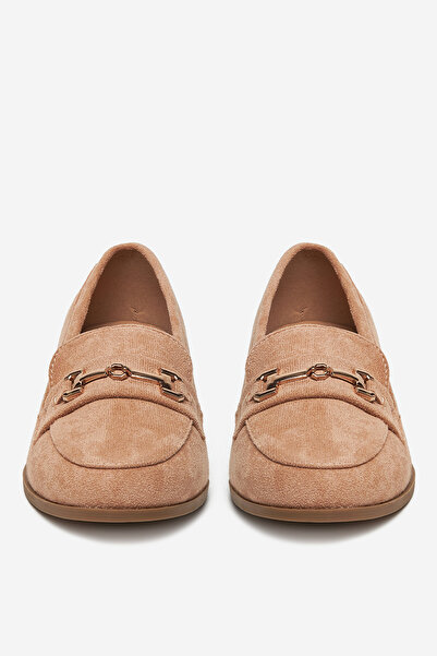 DeeZee Γυναικεία Χαμηλά Μοκασίνια Μπεζ Φλατ 41
