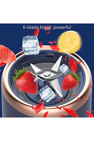 Generic Portable Electric Smoothie Blender Maker Small Glass Juice Cup, Automatic Fresh Fruit Juicer