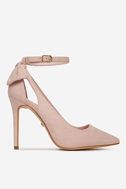 DeeZee Γυναικείες γόβες με ψηλοτάκουνο τακούνι σε ροζ στιλέτο 38
