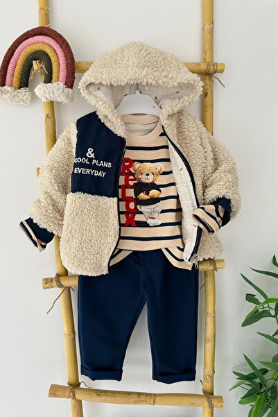 Minigimin Cicileri طقم ملابس للأطفال الذكور مكون من 3 قطع من مينيجيمين سيكليس...