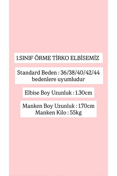 NİLNUR MODA TAŞ DETAY TRİKO UZUN ELBİSE