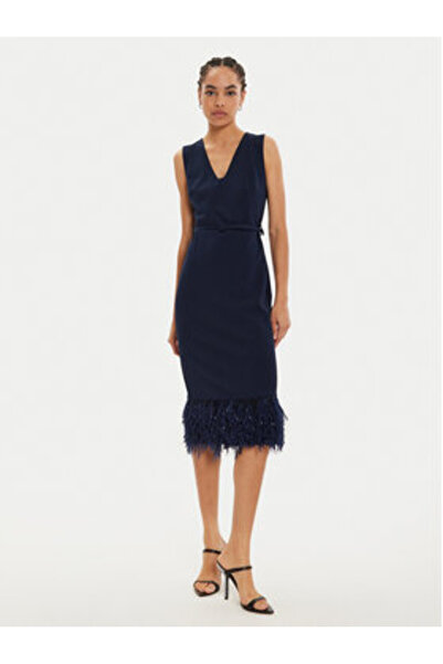 RINASCIMENTO Γυναικείο Φόρεμα Κοκτέιλ CFC0120269003 Μπλε Σκούρο Μπλε