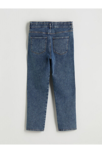 LC Waikiki Artı Yeni Sezon Beli Lastikli Slim Mom Kadın Jean Pantolon