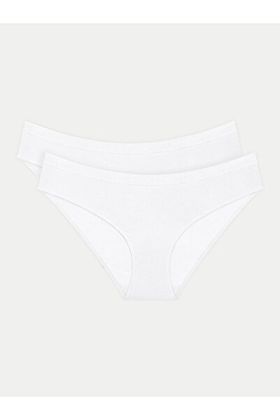 Triumph Γυναικείο σετ 2 ζευγαριών κλασικά σλιπ 10224794 Λευκό
