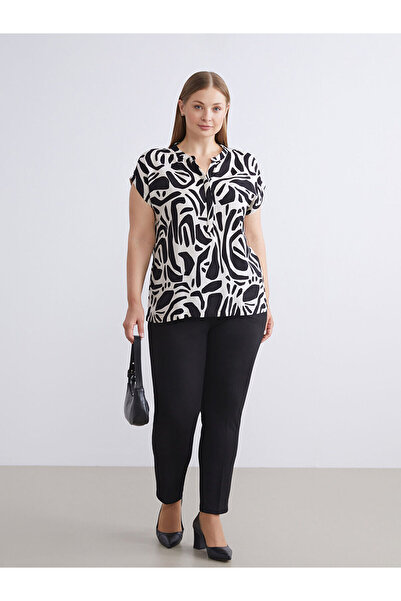 LC Waikiki Carrot Cut Women's Trousers with Elastic Waist