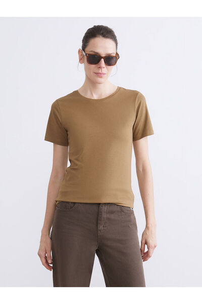 LC Waikiki Γυναικείο μπλουζάκι Özmarka New Season με λαιμόκοψη ποδηλάτου