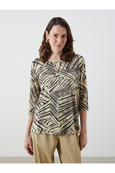 LC Waikiki Μπλουζάκι Özmarka New Season Crew Neck Με σχέδιο