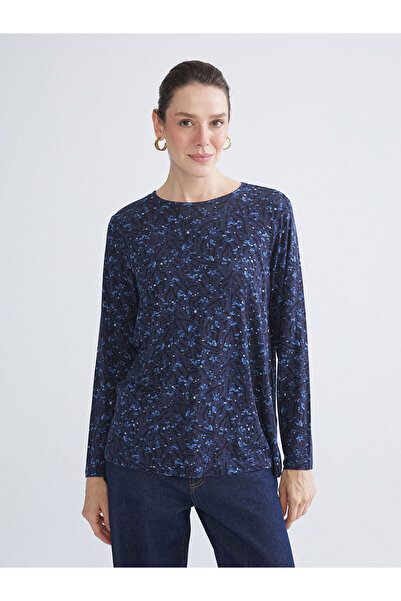 LC Waikiki طاقم الرقبة منقوشة بلوزة