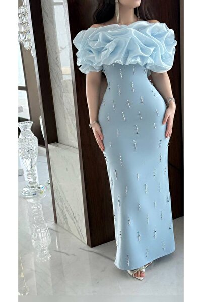 Generic Soft sky blue dress