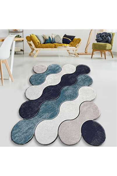 Chilai Home Covor 959CHL2317, 80x120 cm, Poliester, 10 mm, Multicolor