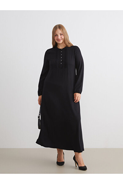 LC Waikiki Yeni Sezon Bisiklet Yaka A Kesim Elbise