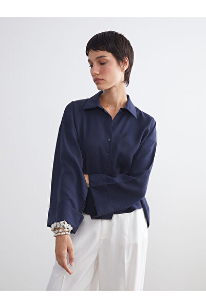 LC Waikiki Oversize Modal Blended Women's Shirt