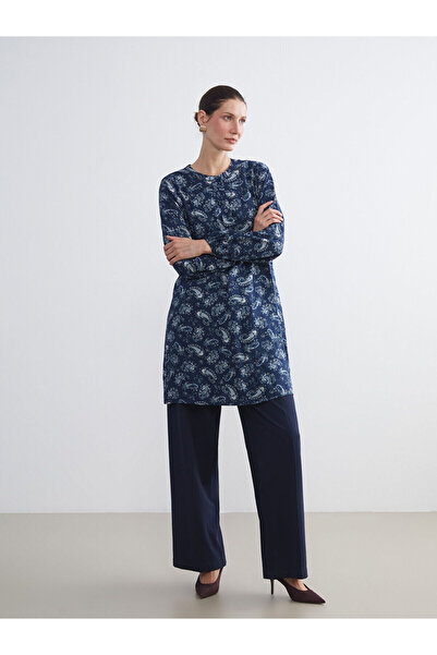 LC Waikiki Judge Collar Patterned Women's Tunic