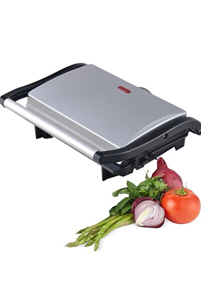 Generic Smart Electric Panini Press Grill | Non-stick Sandwich Maker w/Indicator Lights for Indoor Grilling