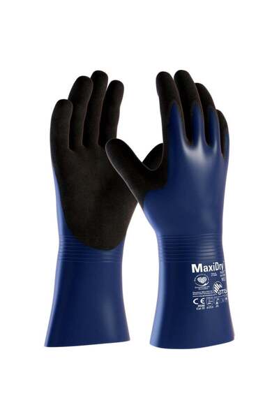 ATG Maxidry ®   Plus ™   56-530 Chemical Work Glove Set No:8
