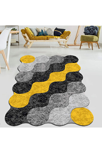 Chilai Home Carpet 286CHL4483, 80x120 cm, velvet threads, Polyester, Gray