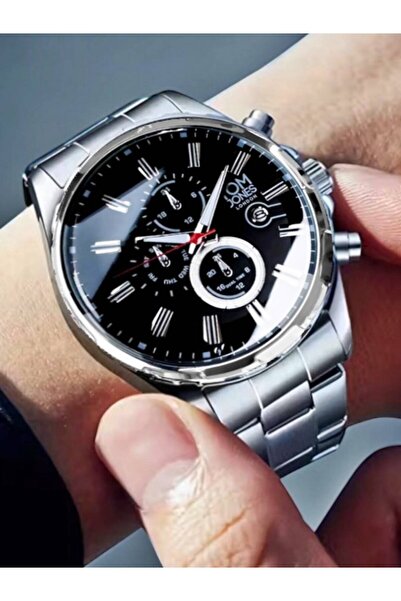 Tom Jones London Men's Wristwatch – Steel Strap – Black Dial – Calendar – 2 Y...