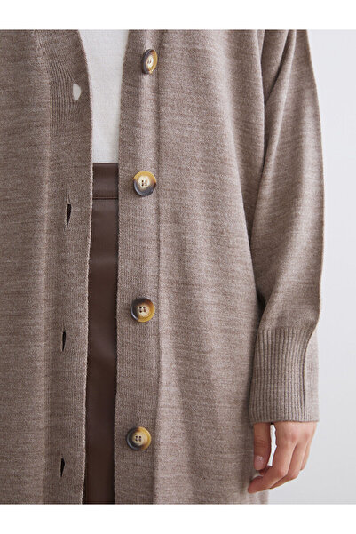 LC Waikiki Özmarka Yeni Sezon V Yaka Kadın Triko Hırka