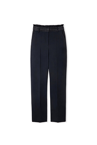 İpekyol Kumaş mix straight fit pantolon