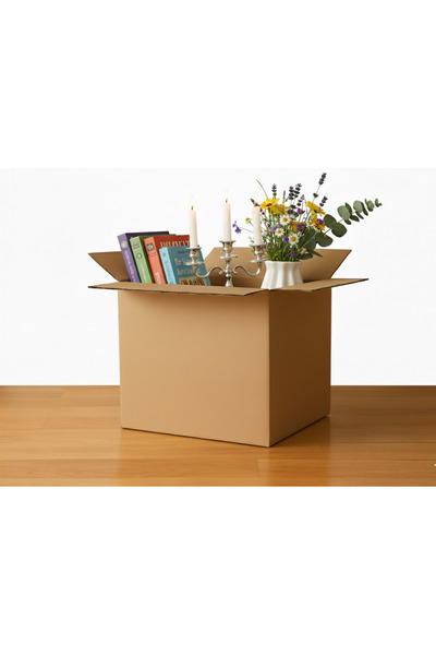 BOXMASTER-KOLİKAPINDA Çift Oluk Taşıma Kolisi 1.KALİTE-GRAMAJLI(40x40x30cm)EV...