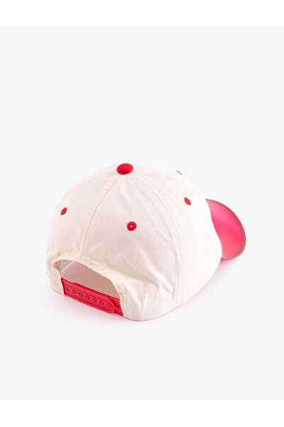 Koton Cotton Cap Hat with Heart Embroidery Detail