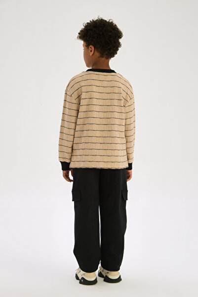 Nebbati Boys Striped Sweatshirt