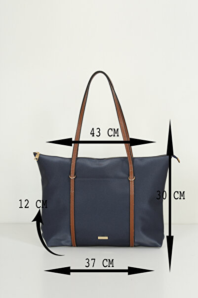 change time Soft Women's Handbag with Handle Ribbon Front Pocket Width:43 cm ...