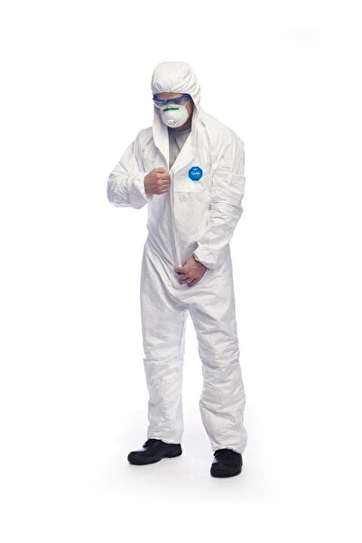 Dupont Tyvek ®   500 Xpert Headgear Chemical Protective Disposable Coveralls L