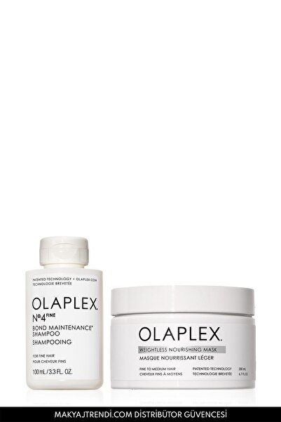 Olaplex Light & Free Hair Routine Set - İnce Telli Saçlar İçin Bağ Güçlendiri...