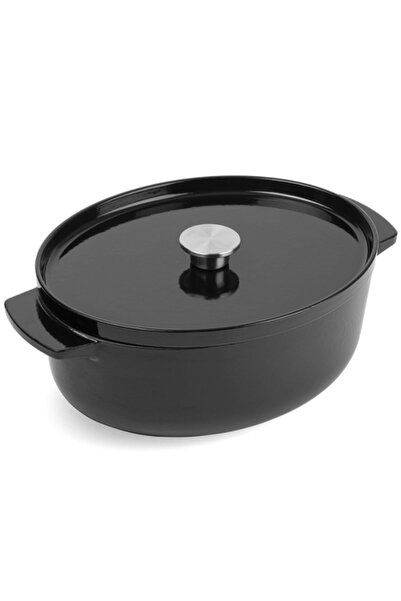 Kitchenaid Cast Iron Oval Casserole with Lid 30cm