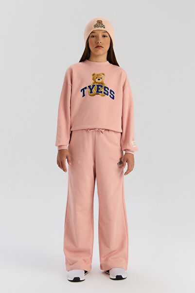 Tyess Girls Powder Tracksuit Bottoms