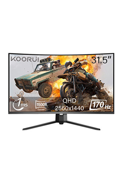 Koorui 1ms 170Hz 31.5" 2560x1440 QHD Curved Gaming Monitör G3221SC
