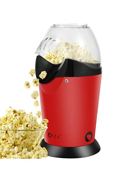 DLC Generic Hot Air Popcorn Maker Machine 1200W Oil-Free, One-Touch Operation, 98% Popping Rate, Pure Co