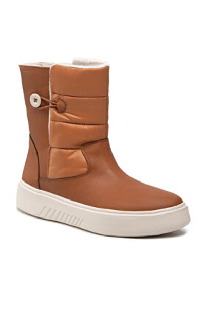 Geox γυναικεία μποτάκια μέχρι τον αστράγαλο D168DB-0FEFU καφέ