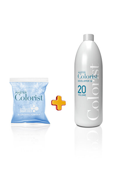 Master colorist 2'li Paket Oryal Mavi 500 gr - Oksidan 1000 ml 20V