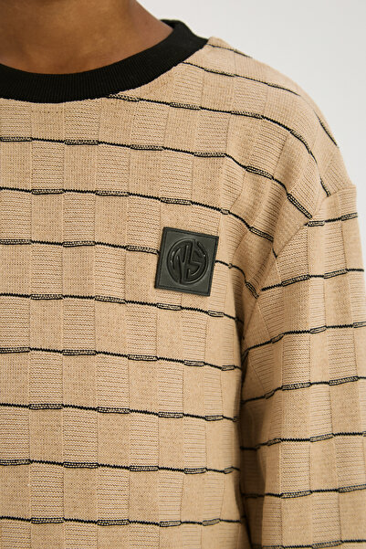 Nebbati Boys Striped Sweatshirt