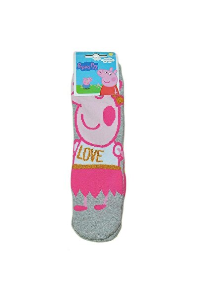 Peppa Pig Love fleece socks with non-slip sole