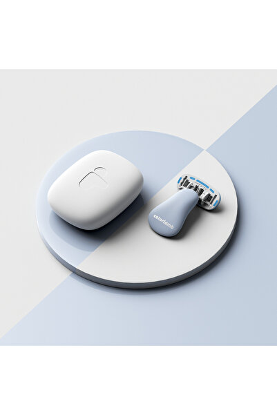 Choice3 WHITE Colorlamb Portable Women Razor for Shaving Bikini Leg Hair Private Body Manual Shaver Use 5 La