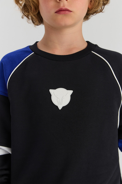 Nebbati Boy Black Sweatshirt