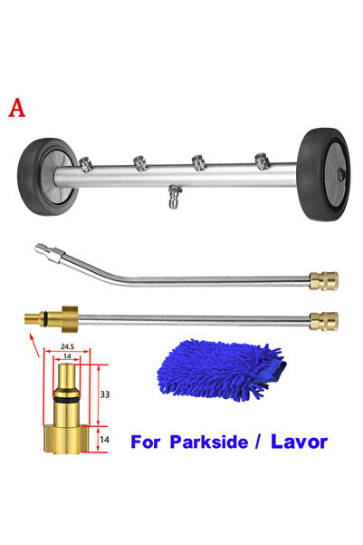 Choice5 منظف ​​الهيكل السفلي للسيارات من فور-لافور-باركسايد-أ، مكنسة مائية لغ...