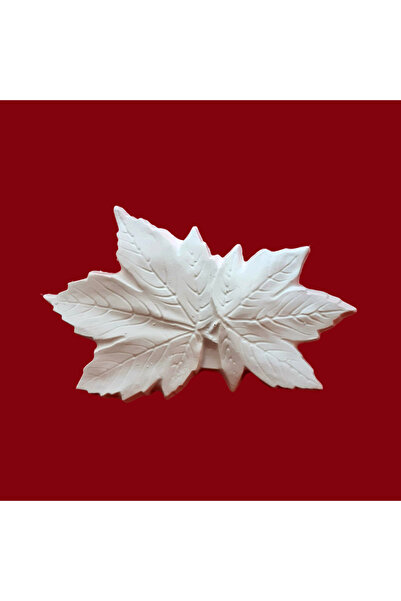 OEM Figurina ipsos Frunza 14x9cm